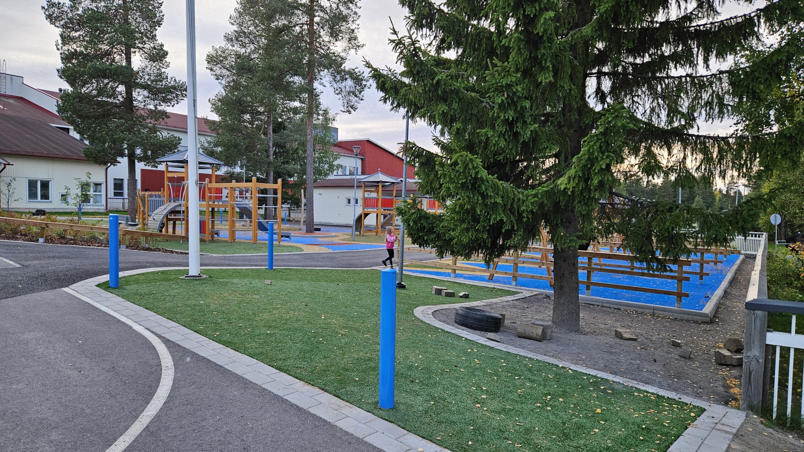 Kiviniemen päiväkodin pihasuunnitelma