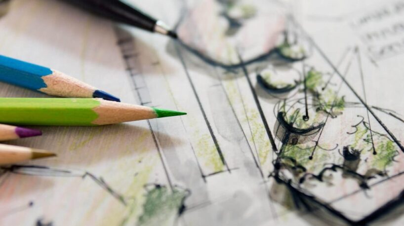 Luonnostasoinen pihasuunnitelma